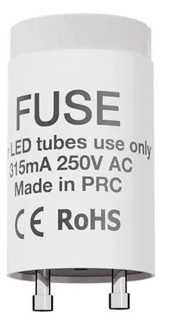 Tubo LED 9W 60cm 130lm/W con Starter Incluso Colore Bianco Naturale 4.000K