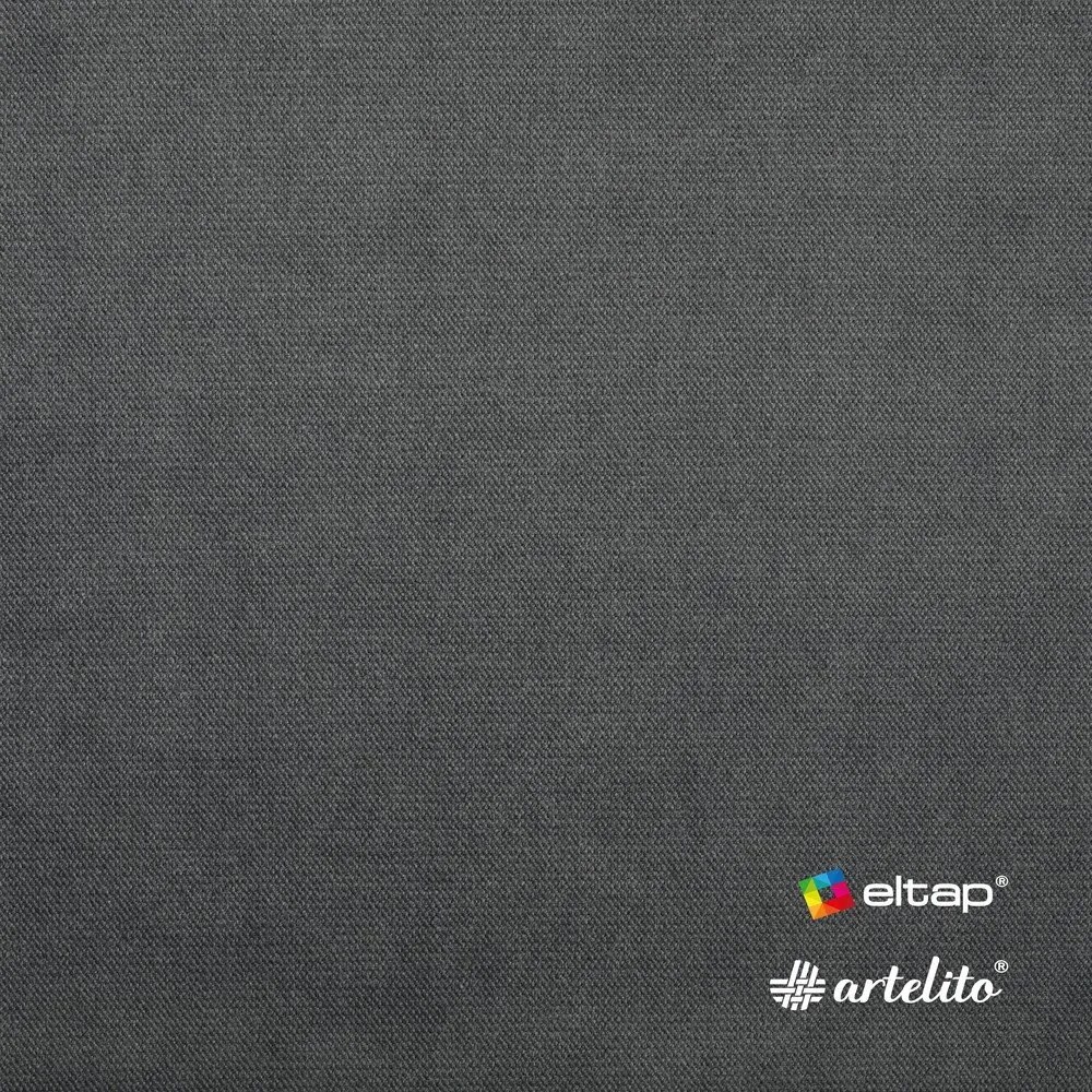 Divano grigio tortora allungabile/con contenitore con penisola a sinistra con rivestimento in velluto 223 cm Fabillo – ELTAP