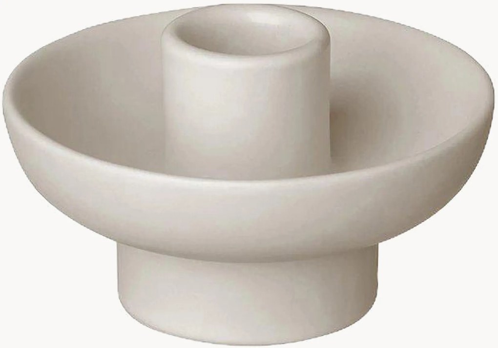 Portacandele in ceramica Vela