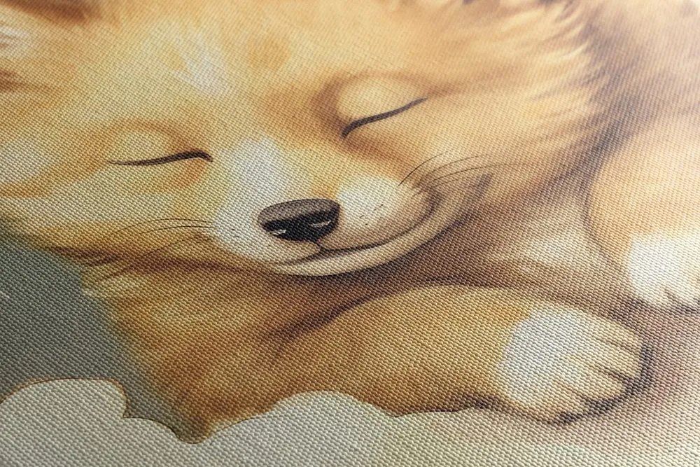 Quadro su tela – Cagnolino sognante