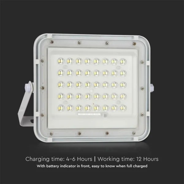 LED Proiettore solare da esterno LED/6W/3,2V IP65 4000K bianco + +TC