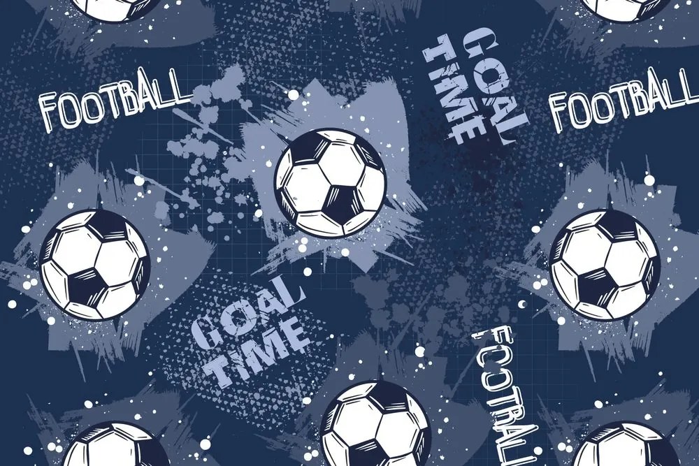 Carta da parati – Pallone da Calcio in Viola