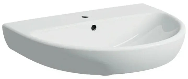 Lavabo sospeso Geberit 65 cm in ceramica bianco Selnova