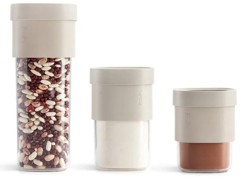 Set di contenitori per alimenti alimentari 3 pz – Lékué