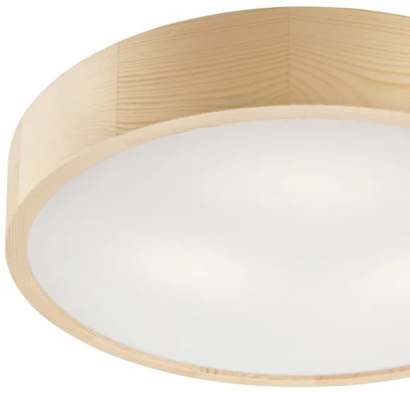 Plafoniera NATURAL 3xE27/60W/230V Ø 47,5 cm in pino