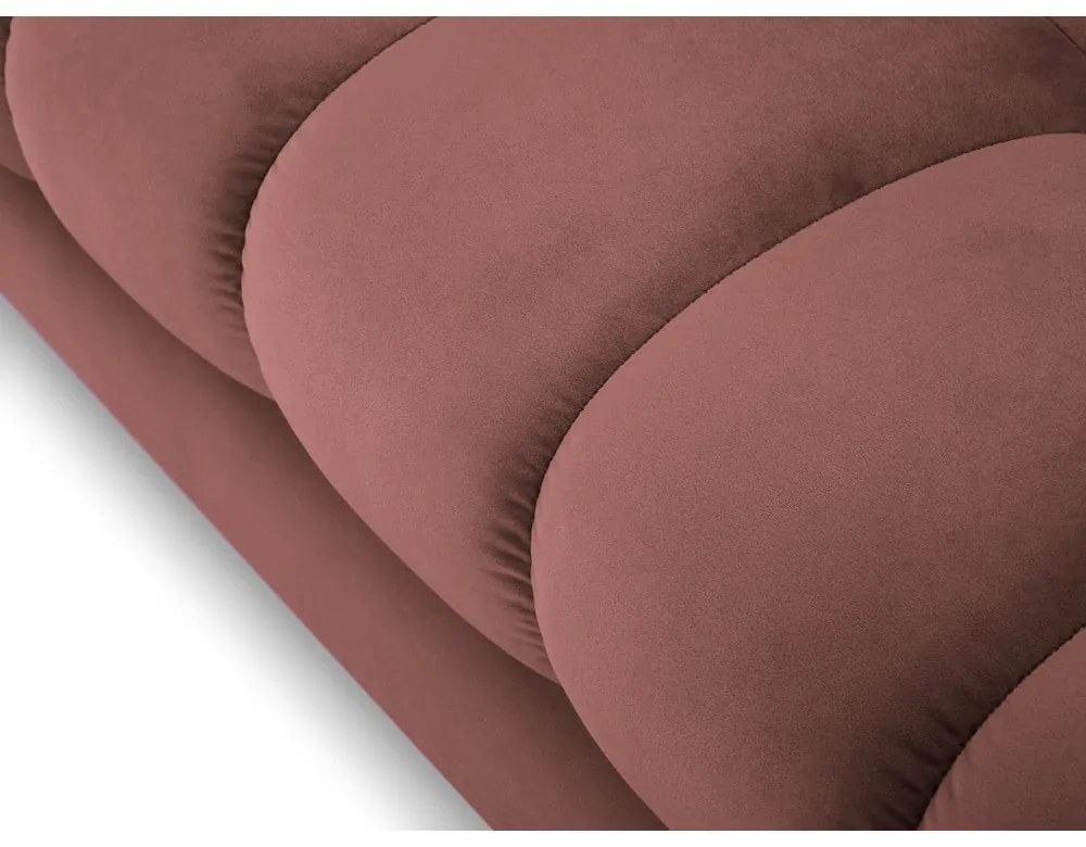 Divano in velluto rosa Bali - Cosmopolitan Design