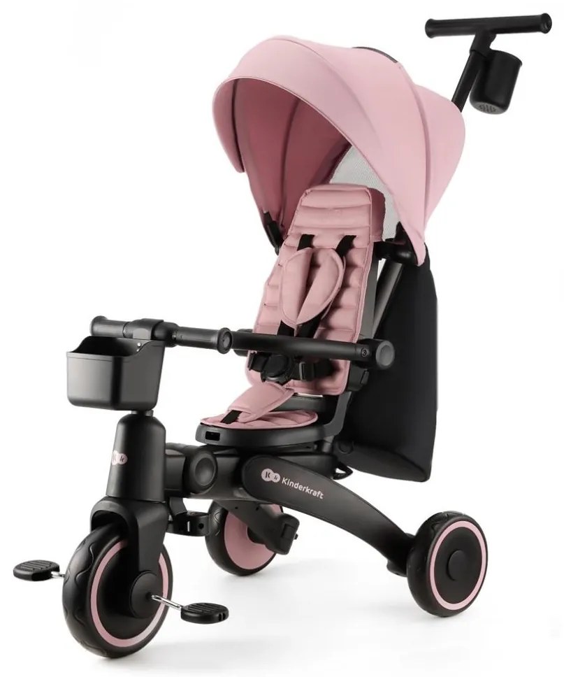 KINDERKRAFT - JAZZ 2 Triciclo per bambini, rosa