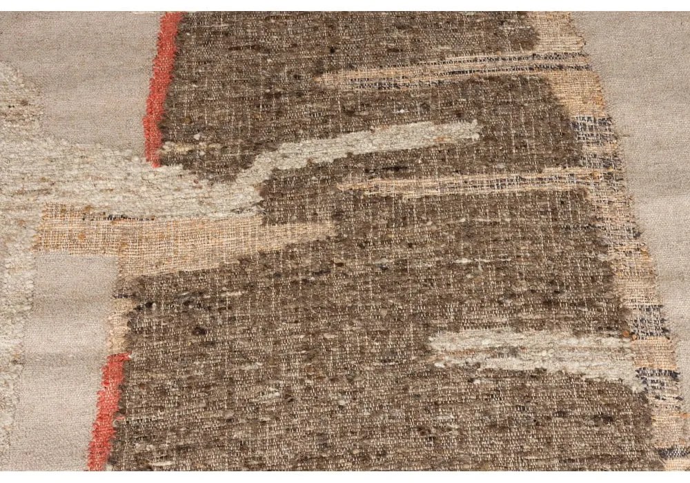 Tappeto marrone/beige in lana 200x300 cm Briton – Dutchbone