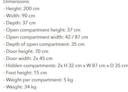 Libreria in legno di pino crema 90x200 cm Miller - WOOOD