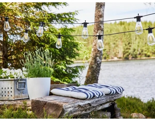 Markslöjd 107293 - Catena LED esterna GIRLANDA GARDEN 10 LED 5,5m IP44