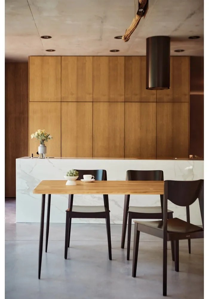 Tavolo da pranzo in rovere 160x90 cm Kula - The Beds