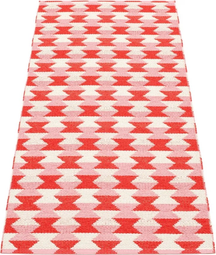 Passatoia da interno/esterno rossa 70x160 cm Dana Coral – Pappelina