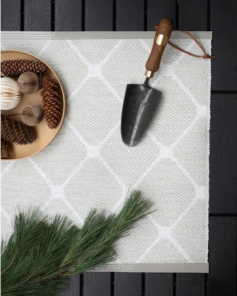 Tappeto da interno/esterno grigio chiaro/color crema 70x60 cm Rex Fossil – Pappelina