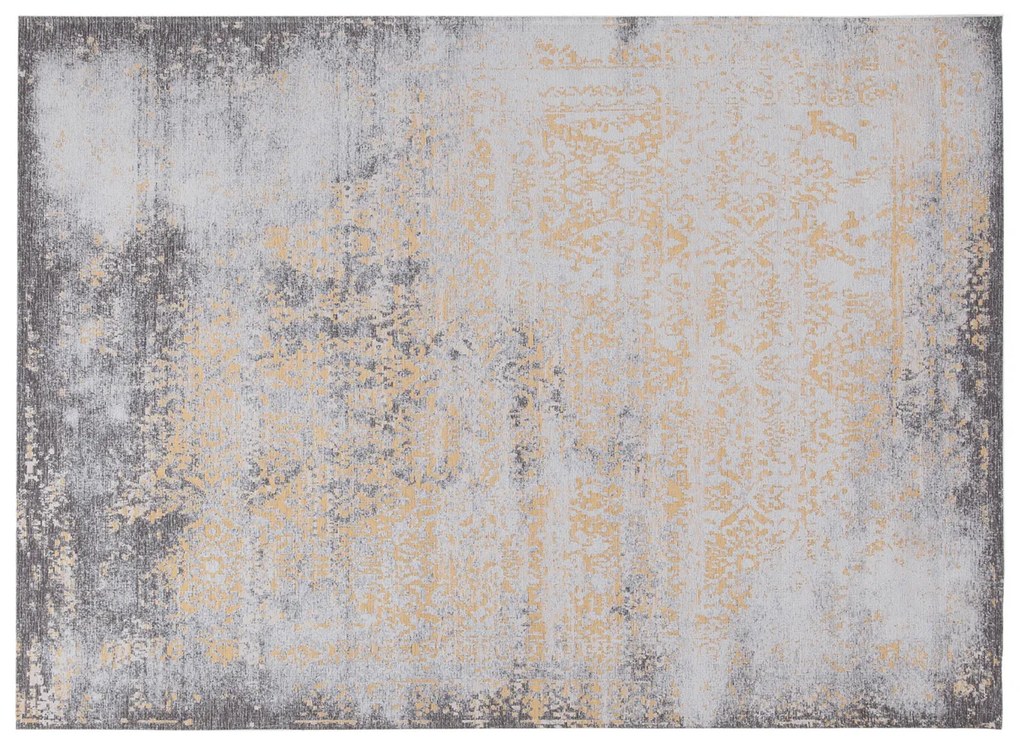 Tappeto 150x80 cm Argentella oro e marrone