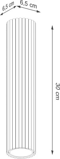 Brilagi - Faretto LED CRESTO 1xGU10/10W/230V 30 cm dorato