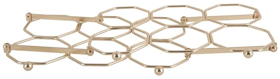 Portabottiglie pieghevole in metallo color oro Honeycomb - PT LIVING