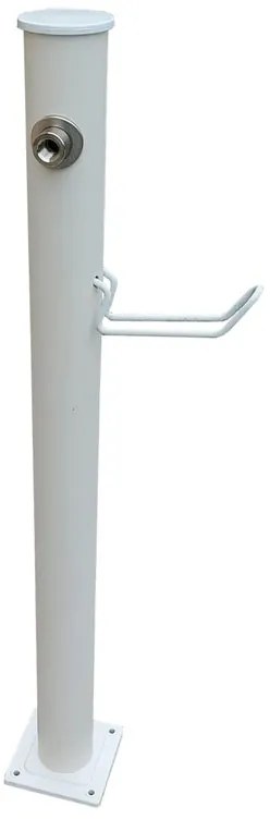 Fontana a colonna in alluminio H 100 cm, 14 x 14 cm