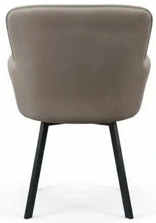 Sedia da pranzo AMELIA taupe