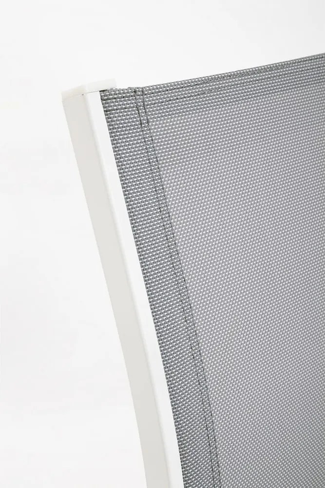 Set di mobili da giardino bianco in alluminio per 4 persone Kallen – Bizzotto