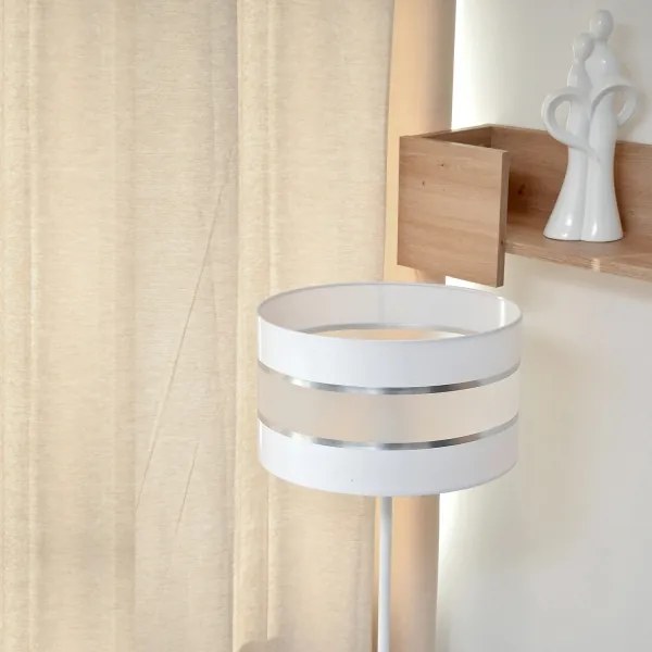 LED Lampada da terra HELEN 1xE27/15W/230V bianca