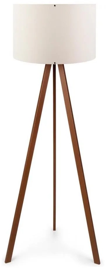 Lampada da terra AYD 1xE27/60W/230V beige/marrone