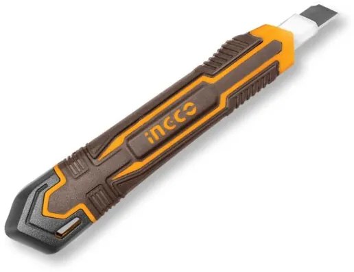 Cutter INGCO con lama 9x80mm SK4 – Auto-Lock, scorrimento rapido