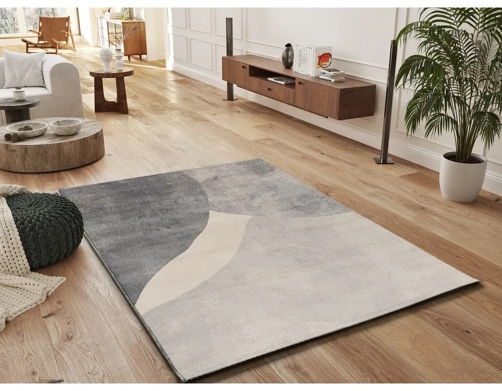 Tappeto grigio 140x200 cm Monic - Universal