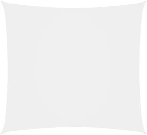 Parasole a Vela in Tela Oxford Quadrato 4,5x4,5 m Bianco