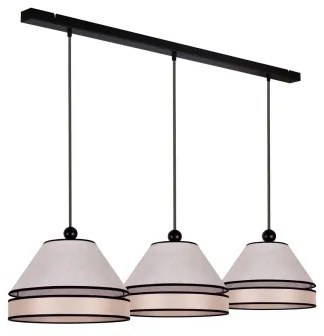 Duolla - Lampadario a sospensione con filo AVIGNON 3xE27/15W/230V beige