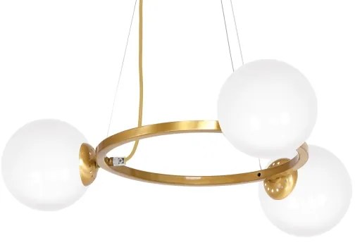 Lampadario a sospensione con filo VIENNA 3xE14/40W/230V oro