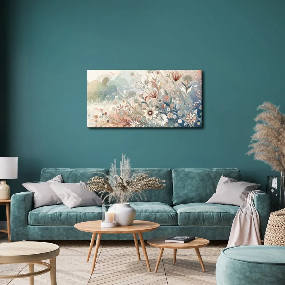 Quadro su tela – Composizione floreale stilizzata