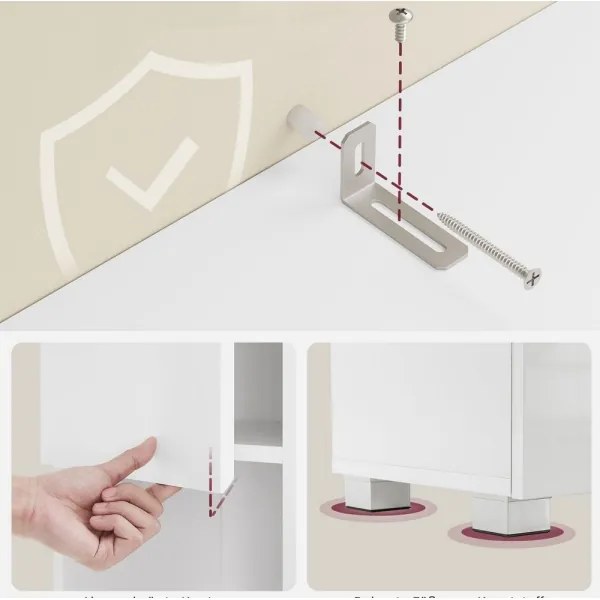 Mobiletto KATY bianco