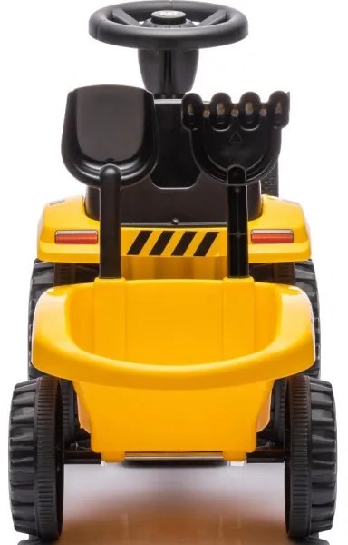 Bici a spinta trattore CAT 2xAA giallo/nero