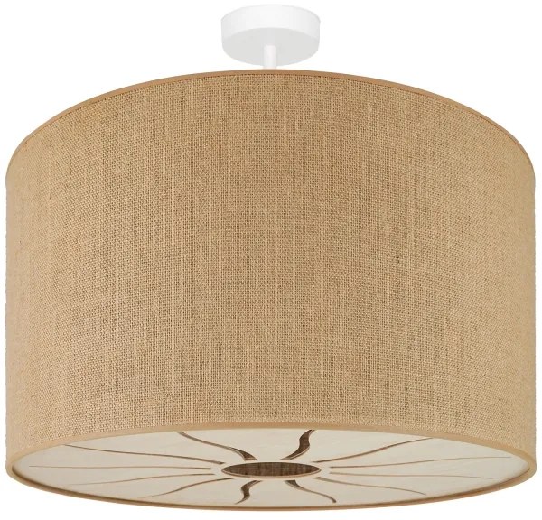 Brilagi - Lampadario a plafone COUNTRY ROLLER 1xE27/15W/230V diametro 50 cm beige