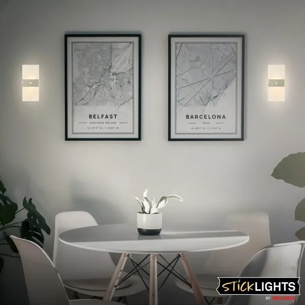 Briloner 3888012 - Lampada LED da parete ricaricabile con sensore AURA LED/2,5W/5V 1800 mAh opaca