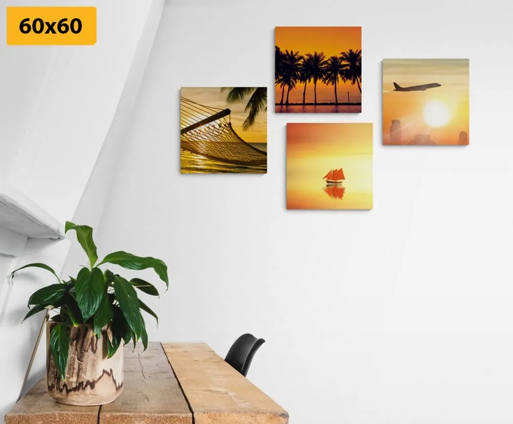 Set di quadri – Incanto della vacanza al mare
