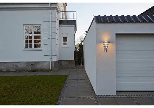 Nordlux - Applique da esterno LONSTRUP 1xE27/60W/230V IP44 argento