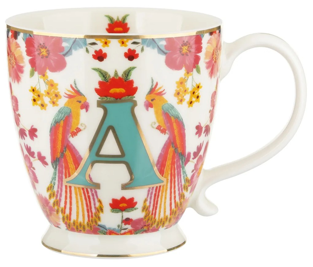 Tazza mug lettera A 450 ml Royal Garden