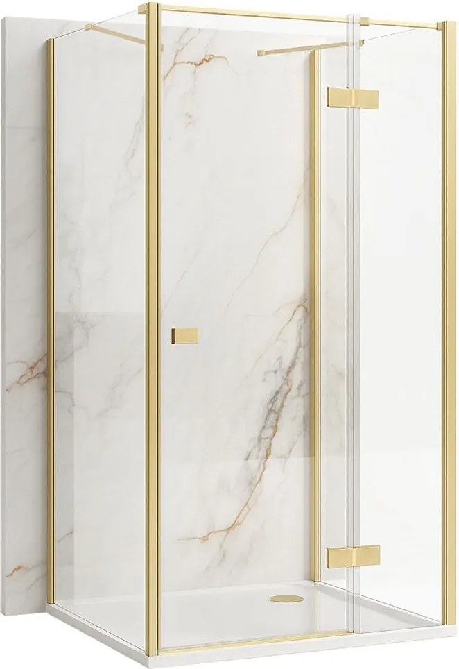 Cabina doccia Rea Atlas 90x90 Brush Gold