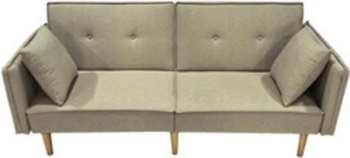 Divano Letto Con Cuscini 187X91X83Cm Relaxa Beige-1