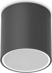 Techo round faretto da soffitto per esterno ip54 1 luce gu10 d.15cm...