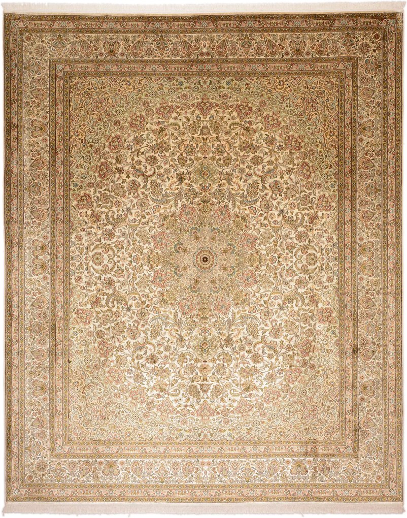 Cashmere Silk Tappeto orientale 250x310 (Indian) Annodato A Mano