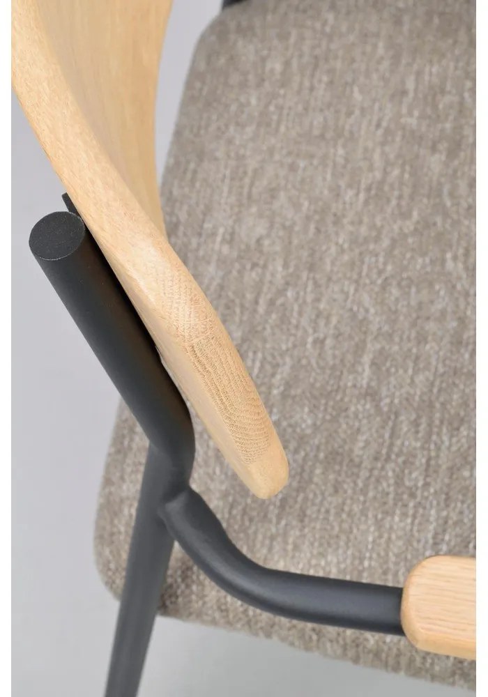 Sedie da pranzo in colore beige-naturale in set da 2 Maymont - Rowico