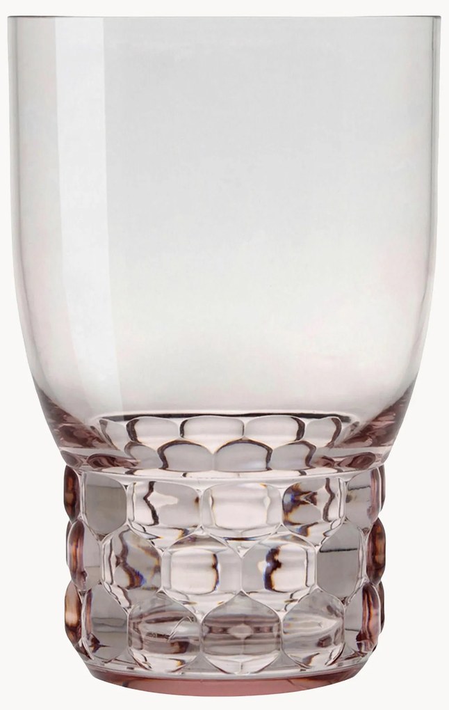 Set di 4 bicchieri con motivo in rilievo Jellies