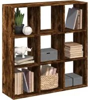 Libreria Divisorio Rovere Fumo 102x29x103,5 cm in Truciolato 858043