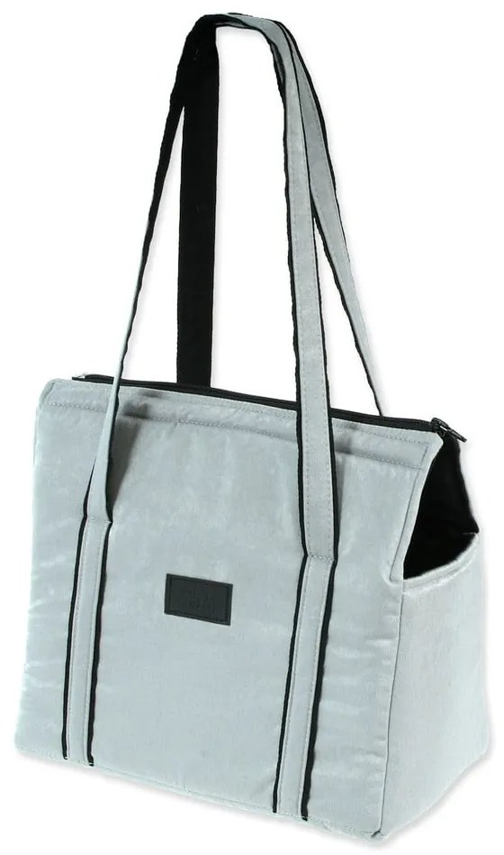 Trasportino grigio chiaro per cane Dog Fantasy Platinum – Plaček Pet Products