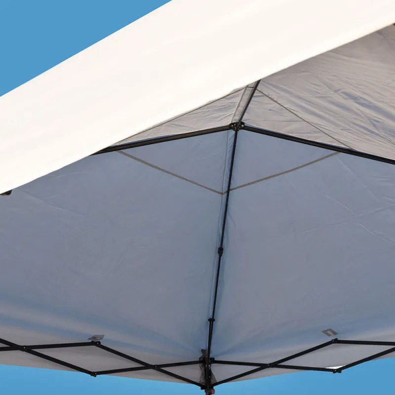 Gazebo 3x3 Compact Bagagliaio Bianco