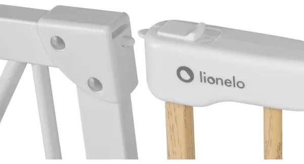 Lionelo - Barriera di sicurezza TRUUS SLIM bianco/beige