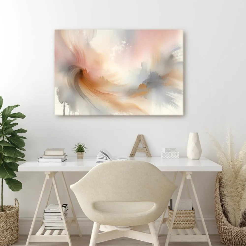 Quadro su tela – Pennellate delicate in acquarello