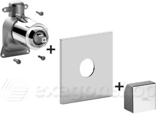 Paffoni Level Lecbox010 Parte Esterna Miscelatore Doccia Senza Parte Incasso Cromo